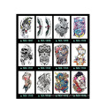 Customized Size Non-toxic Paper Body Beauty Sticker Design Europe Skin Safe Temporary Tattoo Sticker